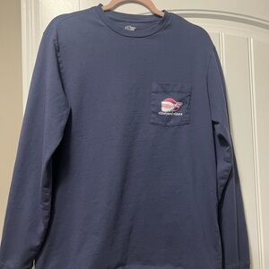 Vineyard Vines Women’s Navy Long Sleeve Tee- Christmas 2017